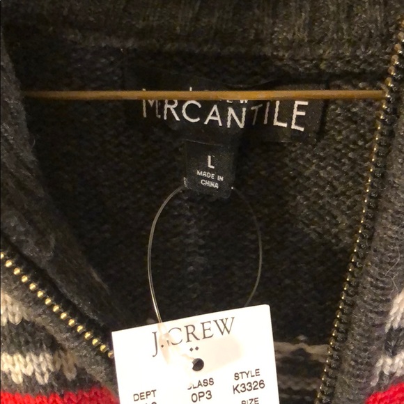 J.Crew Mercantile Fair Isle half-zip sweater - Picture 2 of 4